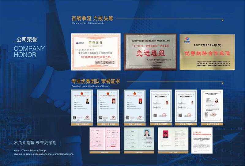 公司荣誉墙全景